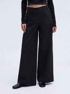 Lululemon City Sleek Utilitech Extra-Wide-Leg Pant *Regular Black